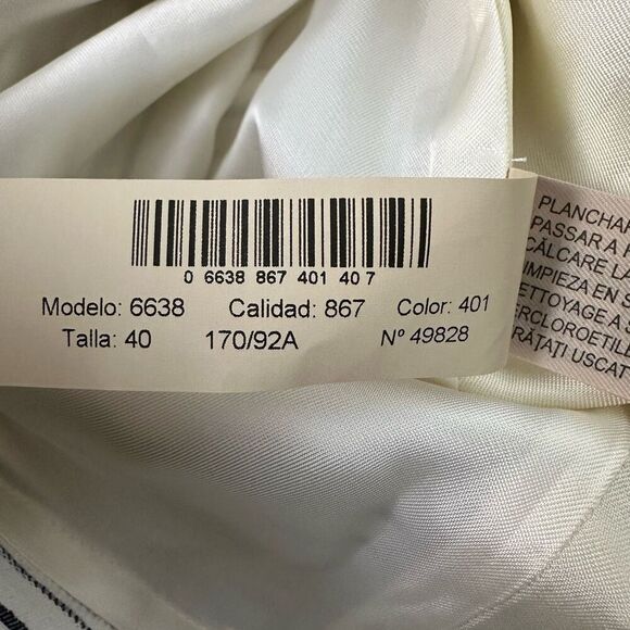 Massimo Dutti size 8 Sleeveless Striped Shift Dress NEW - Picture 11 of 11